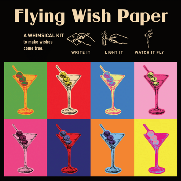 Flying Wish Paper - Martinis Mini Kit