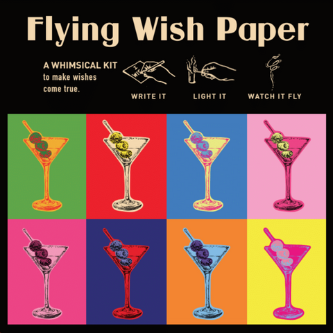 Flying Wish Paper - Martinis Mini Kit