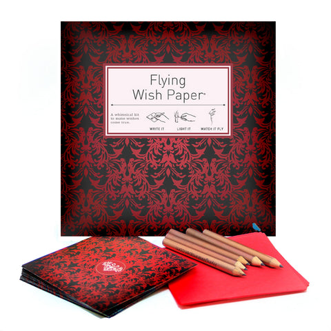 Flying Wish Paper - Red Velvet Card Large Kit